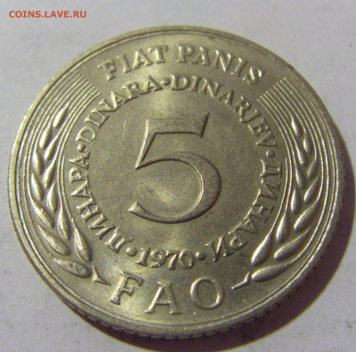 5 динар 1970 ФАО Югославия №2 13.08.2022 22:00 МСК - CIMG6999.JPG