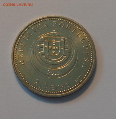 ПОРТУГАЛИЯ - 2,5е 2013 СЕРЬГИ ВИАН-ДУ-КАШТЕЛЛУ 14.08, 22.00 - Португалия 2.5. евро 2013 Серьги Виан-ду-Каштеллу_1