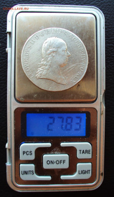 1 талер 1790 Австрия Леопольд II - DSC07653