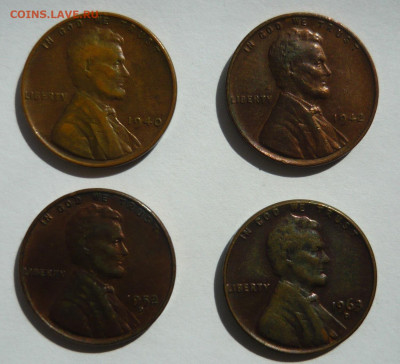 1 цент США 1940,42,52D.63D.До 14.08 22.00 мск - P1430890.JPG