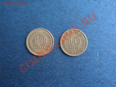Малайя и Британское Борнео 10 Центов 1950 и 1953 года - SDC19095.JPG