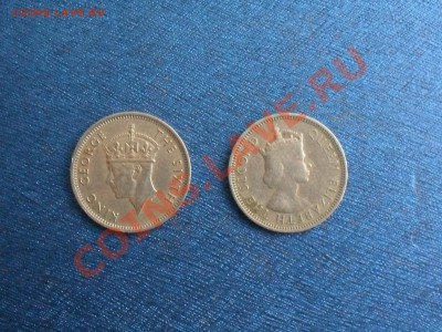 Малайя и Британское Борнео 10 Центов 1950 и 1953 года - SDC19096.JPG