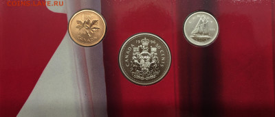 годовой набор Канада 1996 1$ доллар 50 25 10 5 центов BUNC - IMG_0248.JPG