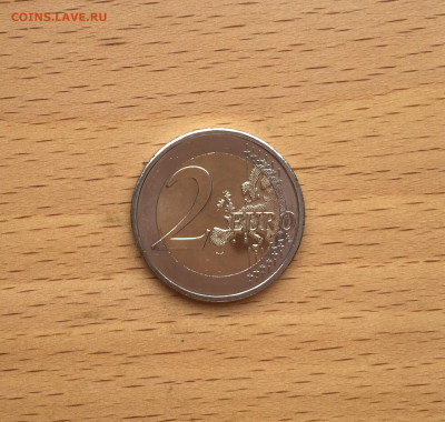 биметалл Кипр 2 евро 2009 10 10 лет монетарной политики ЕС - IMG_9962.JPG