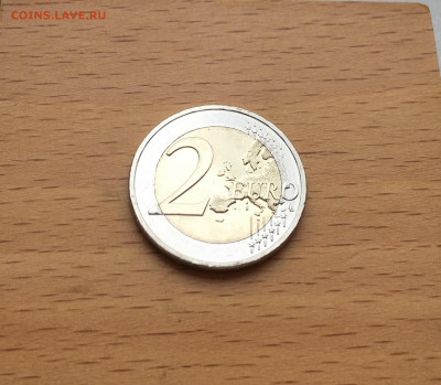 биметалл Кипр 2 евро 2012 10 лет евро наличными UNC - IMG_9978.JPG