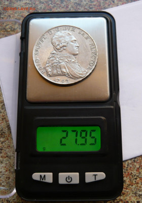 1 талер 1792г. Саксония. Атрибуция. Оценка. - P1090178.JPG