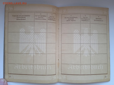 Трудовая книжка Германия 1935г на оценку - 1660192772197