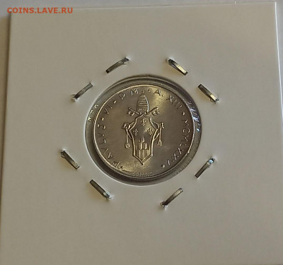 Ватикан 2 лиры 1975. UNC. Тираж - 150 000 шт. - 12