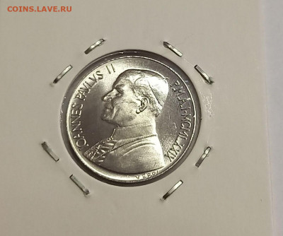 Ватикан 10 лир 1979. UNC. Тираж - 170 000 шт. - 9