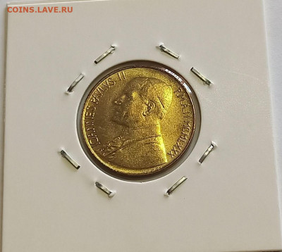 Ватикан 20 лир 1980. Тираж - 170 000 шт. - 7