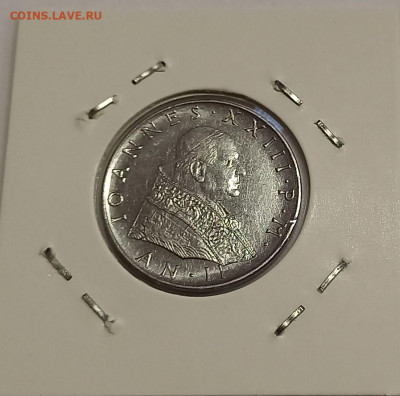 Ватикан 50 лир 1960. Тираж - 25 000 шт. - 9