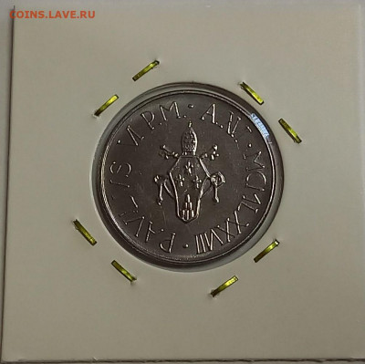 Ватикан 50 лир 1978. UNC. Тираж - 120 000 шт. - 10