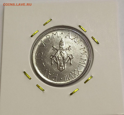 Ватикан 50 лир 1978. UNC. Тираж - 120 000 шт. - 9