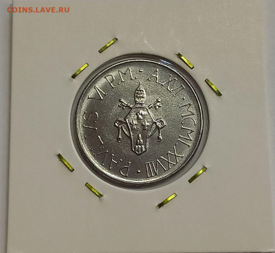 Ватикан 50 лир 1978. UNC. Тираж - 120 000 шт. - 7