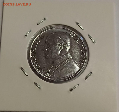 Ватикан 50 лир 1980. UNC. Тираж - 170 000 шт. - 11