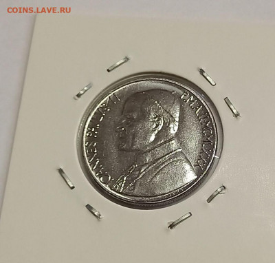 Ватикан 50 лир 1980. UNC. Тираж - 170 000 шт. - 8