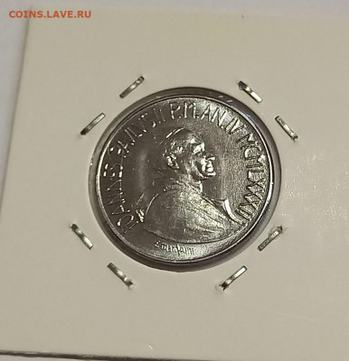 Ватикан 50 лир 1982. UNC. Тираж - 120 000 шт. - 8