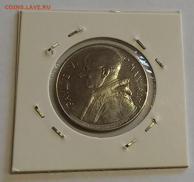 Ватикан 100 лир 1968. UNC. Тираж - 100 000 шт. - 12