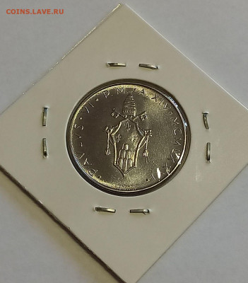 Ватикан 100 лир 1976. UNC. Тираж - 150 000 шт. - 11