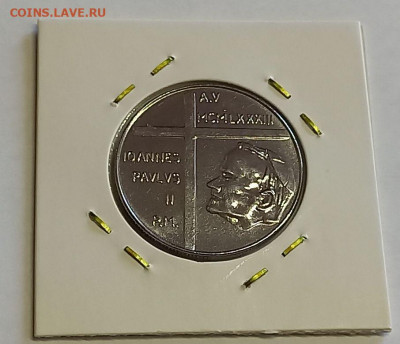 Ватикан 100 лир 1983. UNC. Тираж - 110 000 шт. - 12
