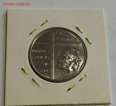 Ватикан 100 лир 1983. UNC. Тираж - 110 000 шт. - 11