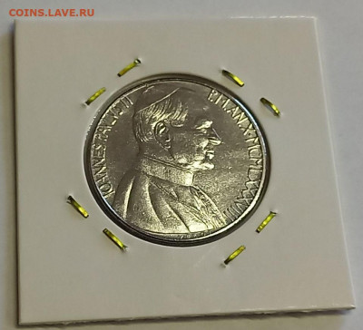 Ватикан 100 лир 1988. UNC. Тираж - 80 000 шт. - 12