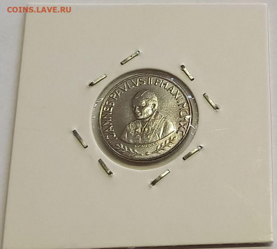 Ватикан 100 лир 1990. UNC. Тираж - 48 000 шт. - 9