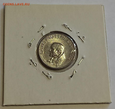 Ватикан 100 лир 1991. UNC. Тираж - 48 000 шт. - 10