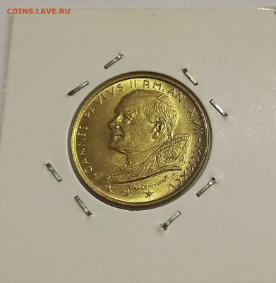 Ватикан 200 лир 1995. UNC. Тираж - 32 000 шт. - 7