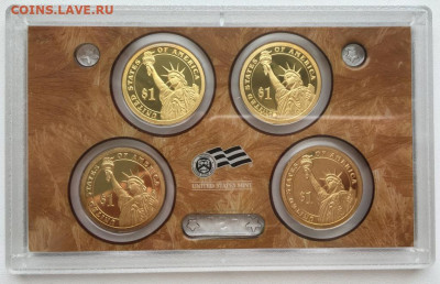 набор США 1$ доллар 2010 серия Президенты Пруф Proof коробка - nabor_ssha_1_dollar_2010_serija_prezidenty_pruf_proof_korobka_sertifikat (1)