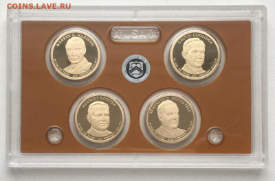 набор США 1$ доллар 2014 серия Президенты Пруф Proo - nabor_ssha_1_dollar_2014_serija_prezidenty_pruf_proof