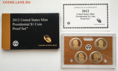набор США 1$ доллар 2012 серия Президенты Пруф Proof коробка - nabor_ssha_1_dollar_2012_serija_prezidenty_pruf_proof_korobka_sertifikat (2)