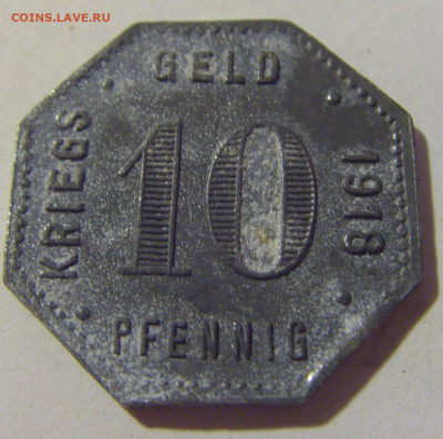 Нотгельд 10 пф 1918 Менген №1 19.08.22 22:00 М - CIMG7742.JPG