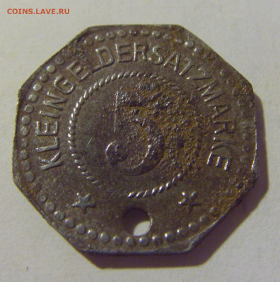 Нотгельд 5 пф 1917 Фленсбург №1 19.08.22 22:00 М - CIMG7790.JPG