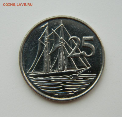 Каймановы острова 25 центов 2008 г. (Парусник) до 18.08.22 - DSCN2245.JPG