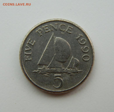 Гернси 5 пенсов 1990 г. (Парусник) до 18.08.22 - DSCN2152.JPG