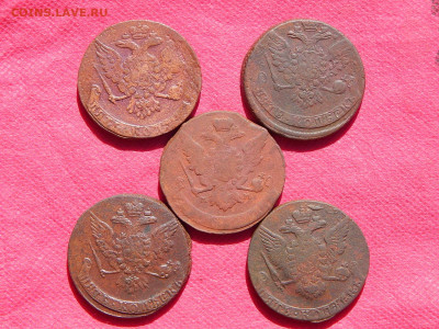5 копеек 1758,59,59мм,60,61г. до 17.08.22. в 22.00 - DSCN4158.JPG