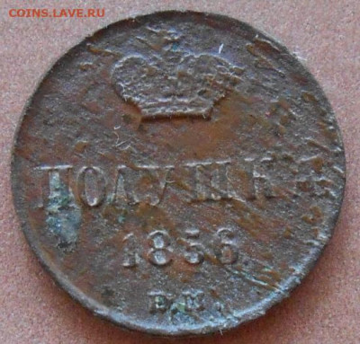 полушка 1856 ЕМ до 18.08.2022 - монеты 464
