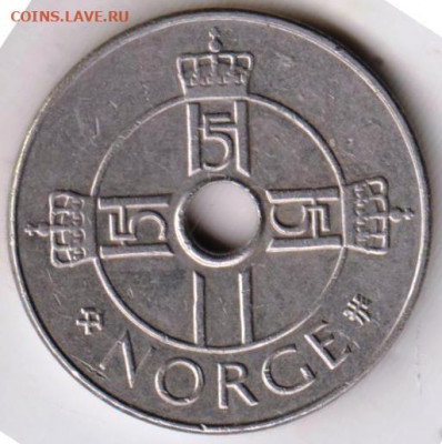 НОРВЕГИЯ 1 крона 1998 г. до 22.08.22 г. в 23.00 - 001