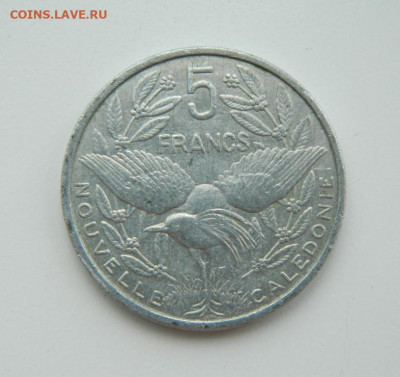 Французская Новая Каледония 5 франков 1994 г.(Фауна)до 23.08 - DSCN1766.JPG