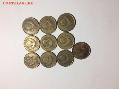 Погодовка СССР: 5 копеек 10 монет ФИКС - 5к ссср 10шт А игорьфар.JPG