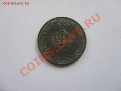 Монеты 40-х годов 20 века, в том числе и окупационные - 5 лей Румыния 1942 - 2