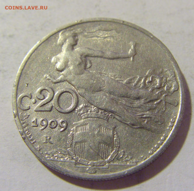 20 чентезимо 1909 Италия №1 24.08.2022 22:00 МСК - CIMG8364.JPG