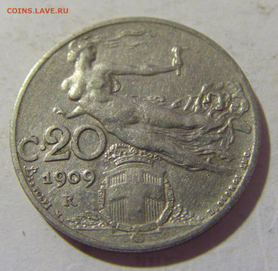20 чентезимо 1909 Италия №2 24.08.2022 22:00 МСК - CIMG8368.JPG