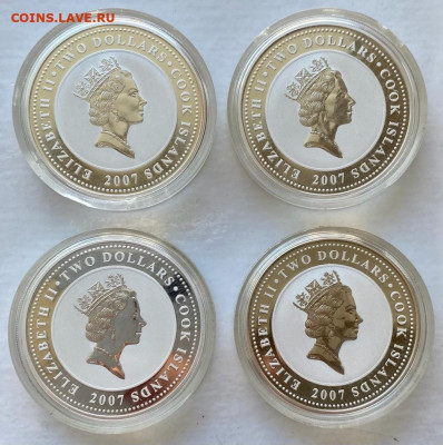 2 доллара 2007. Острова Кука. Приключения Шерлока Холмса - 2