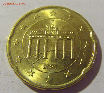 20 евроцентов 2020 D Германия №2 25.08.22 22:00 М - CIMG9158.JPG