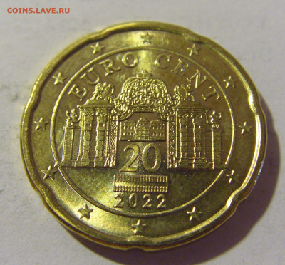 20 евроцентов 2022 Австрия №1 25.08.22 22:00 М - CIMG9186.JPG