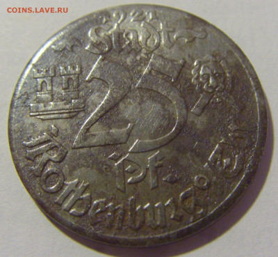 Нотгельд 25 пф 1921 Роттенбург тип 3 №1 27.08.2022 22:00 МСК - CIMG9736.JPG