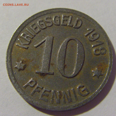 Нотгельд 10 пф 1918 Кобленц №1 27.08.2022 22:00 МСК - CIMG9752.JPG