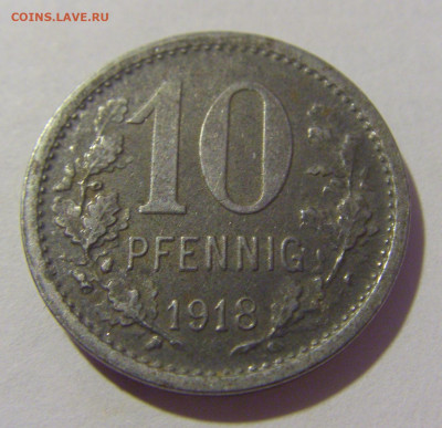 Нотгельд 10 пф 1918 Изерлон №1 27.08.2022 22:00 МСК - CIMG9768.JPG
